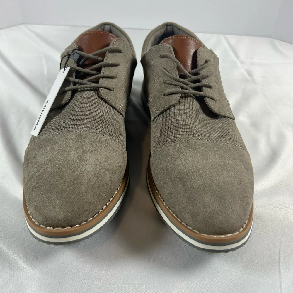 Sonoma Men's Dress Casual Shoes Size 11, Lace Up, Gray‎ , Vitalize by Ortholite
